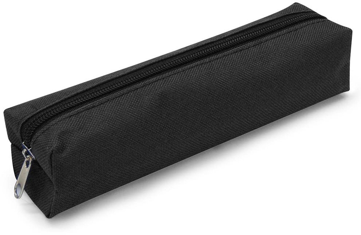 Ibenzoa® Compact en Stijlvol Rechthoekig Etui voor School, Werk en Reizen met Metalen Ritssluiting