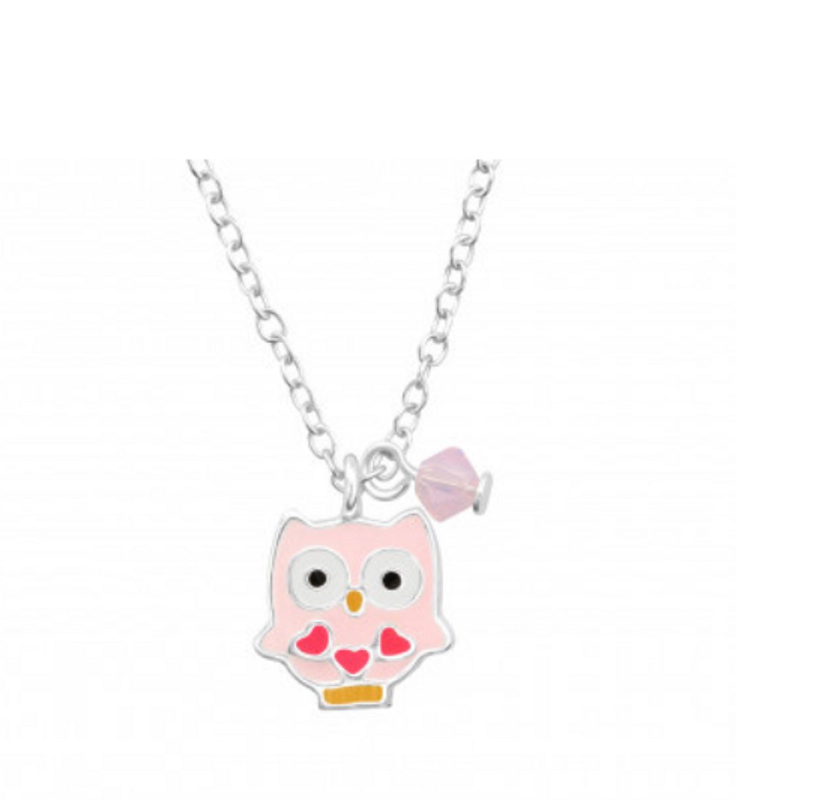 Ketting - Uil -Echt Zilver - Cadeau - Verjaardag - Communie