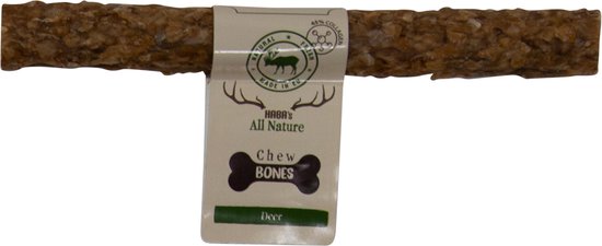 Haba'S All Nature Chewbones Kauwrol Rawhide 40 gr Hert Any - Hondensnack - 20x2x2 cm