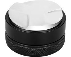 53 mm - Koffiedispenser en tamper, koffietamper met dubbele kop geschikt voor Breville 54 mm filterhouder, instelbare diepte