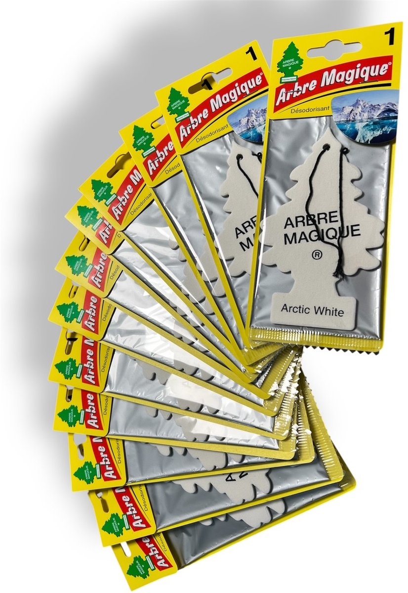 Arbre Magique - Arctic White Autoluchtverfrisser - 12 pack!