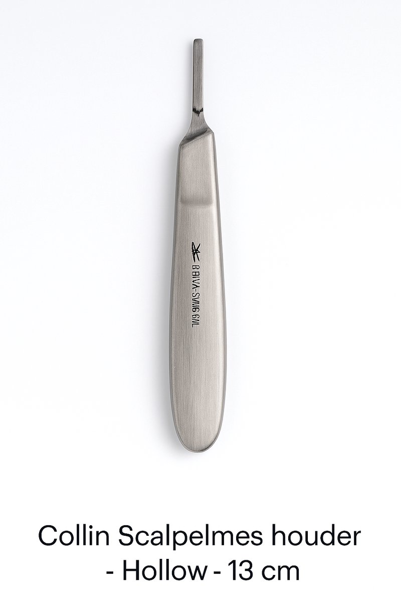 Goedkoopste Belux Surgical Instruments / Collin Scalpelmes houder - Hollow - 13 cm