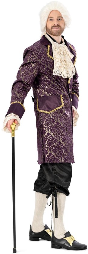 Funny Fashion - Costume Le Moyen-Âge & Renaissance - Chic Duc Van Purperel - Homme - Violet - Taille 48-50 - Déguisements - Déguisements