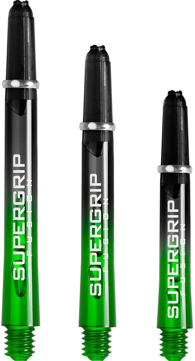 Harrows Supergrip Fusion X Green - Dart Shafts Inbetween