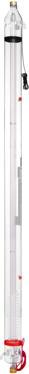 Image of 130 W Co2-Laserbuis, 1650 Mm Lengte, 80 Mm Diameter Borosilicaatglas, Vooraf Aangesloten Kabels Voor Lasergraveermachine, 10.000 Uur Levensduur