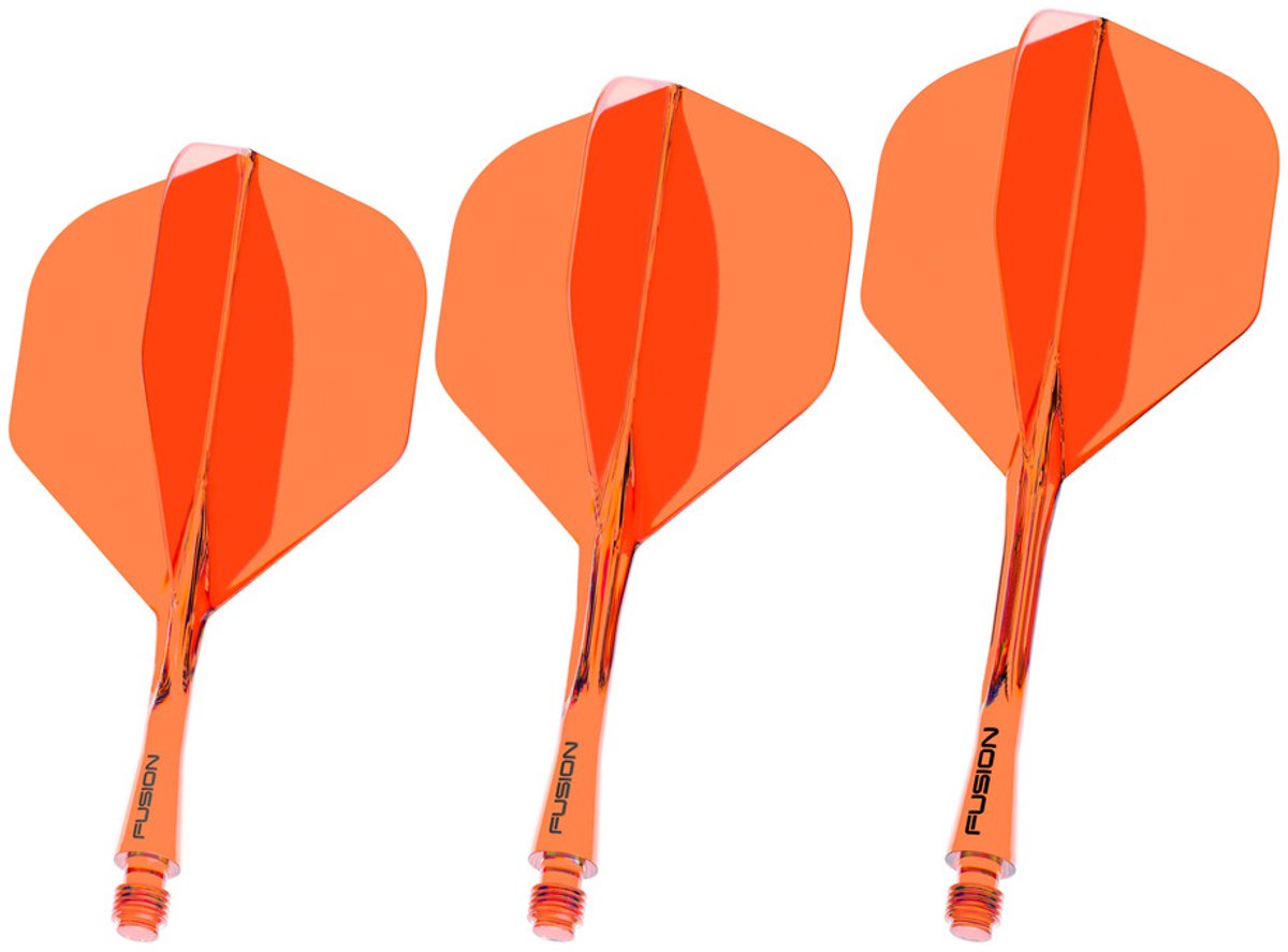 Winmau Fusion Neon Orange NO2 - Dart Flights Medium