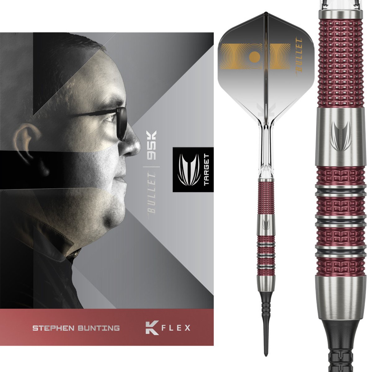 Target Stephen Bunting 95K 95% Soft Tip - Dartpijlen