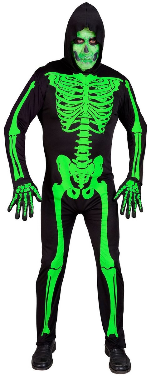 Gif Groene Halloween Skeletman Kostuum