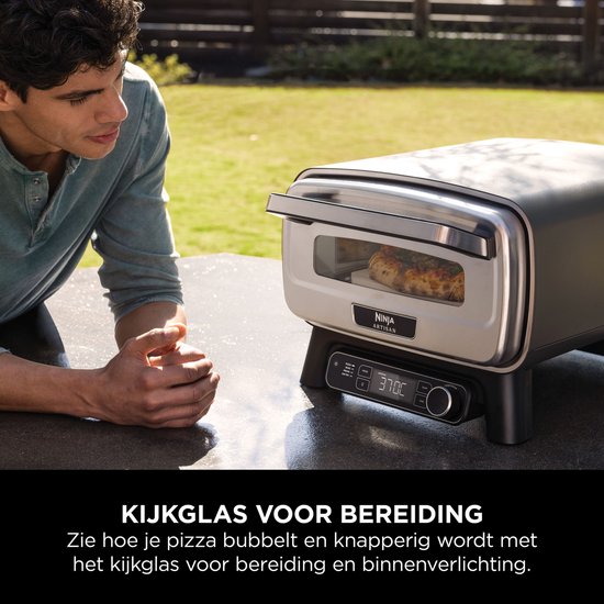Ninja Artisan Pizzaoven en Airfryer - Grijs - MO201EU van Ninja — afbeelding 2