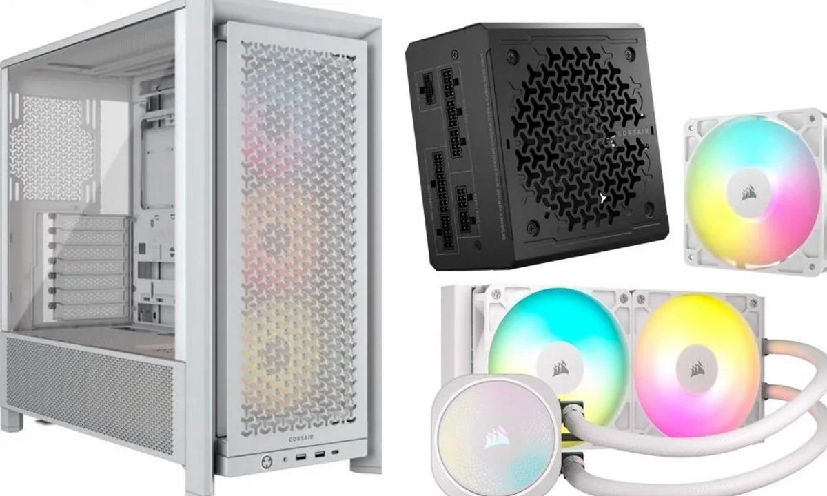 Corsair Complete Combo 2 - Corsair Frame 4000D RS ARGB wit + RM850e 2025 + Nautilus 240 RS ARGB wit