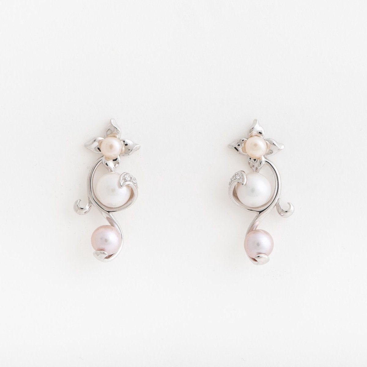 Oorbellen Coral flower - Art Deco Trade