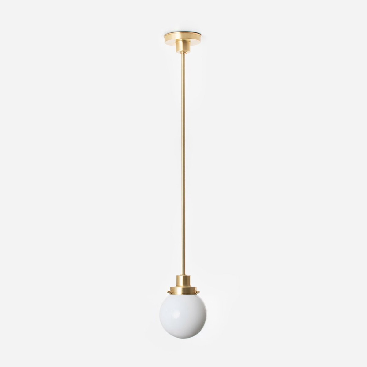 Hanglamp Bol Ø 15 20's Messing - Art Deco Trade