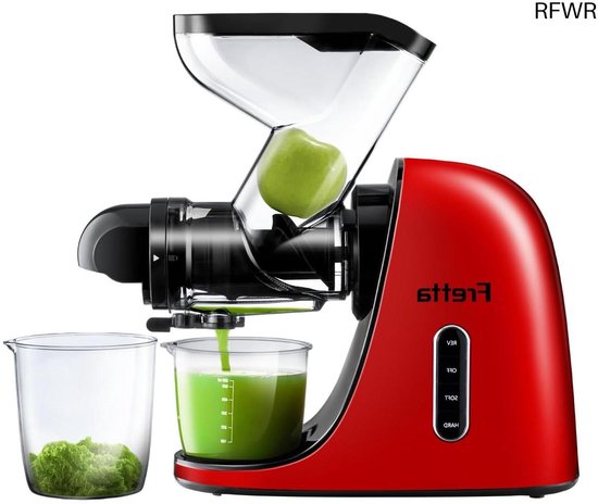 Anybear Sapcentrifuge, 200 W slowjuicer koudsnijder met 110 mm grote vulschacht voor hele vruchten/groente | Upgraded slak | Tritan-materiaal | BPA-vrij | incl. saprecepten (zilver