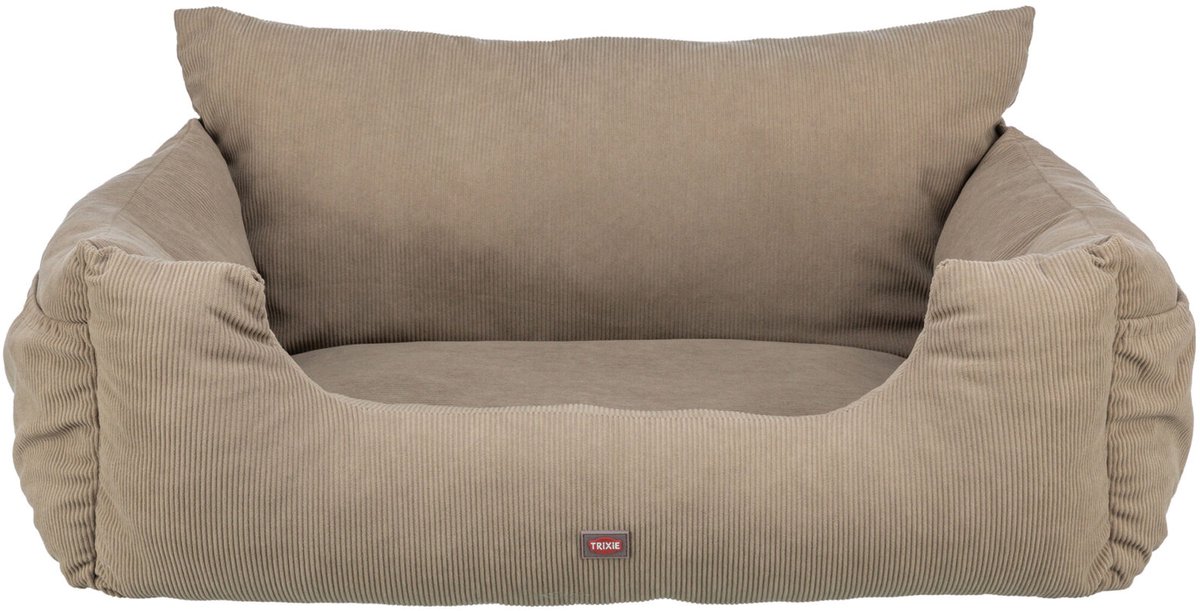 Trixie Autostoel voor Honden – Dubbel – Kleur: Taupe – Afmetingen: 80x60x35 cm