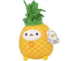 Molang met Ananas Outfit Pluche Knuffel 20 cm - Speelgoed Knuffels voor Kinderen Jongens Meisjes - Piu Piu, Pinco, Molang Plush Toy - Kuiken Kip Eend Konijn Haas Pasen Paasfeest Paas cadeau