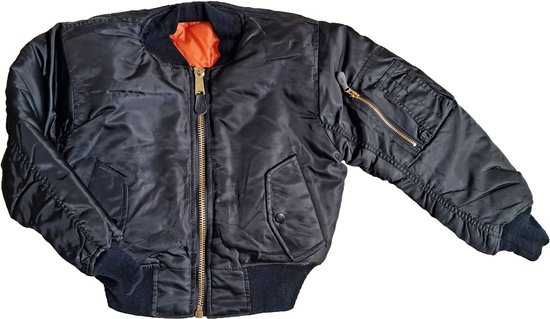 Blouson aviateur MA-1 noir Enfants, taille L bol