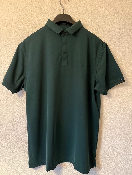 Polo en Katoen et polyester. Couleur : vert. Taille : L.