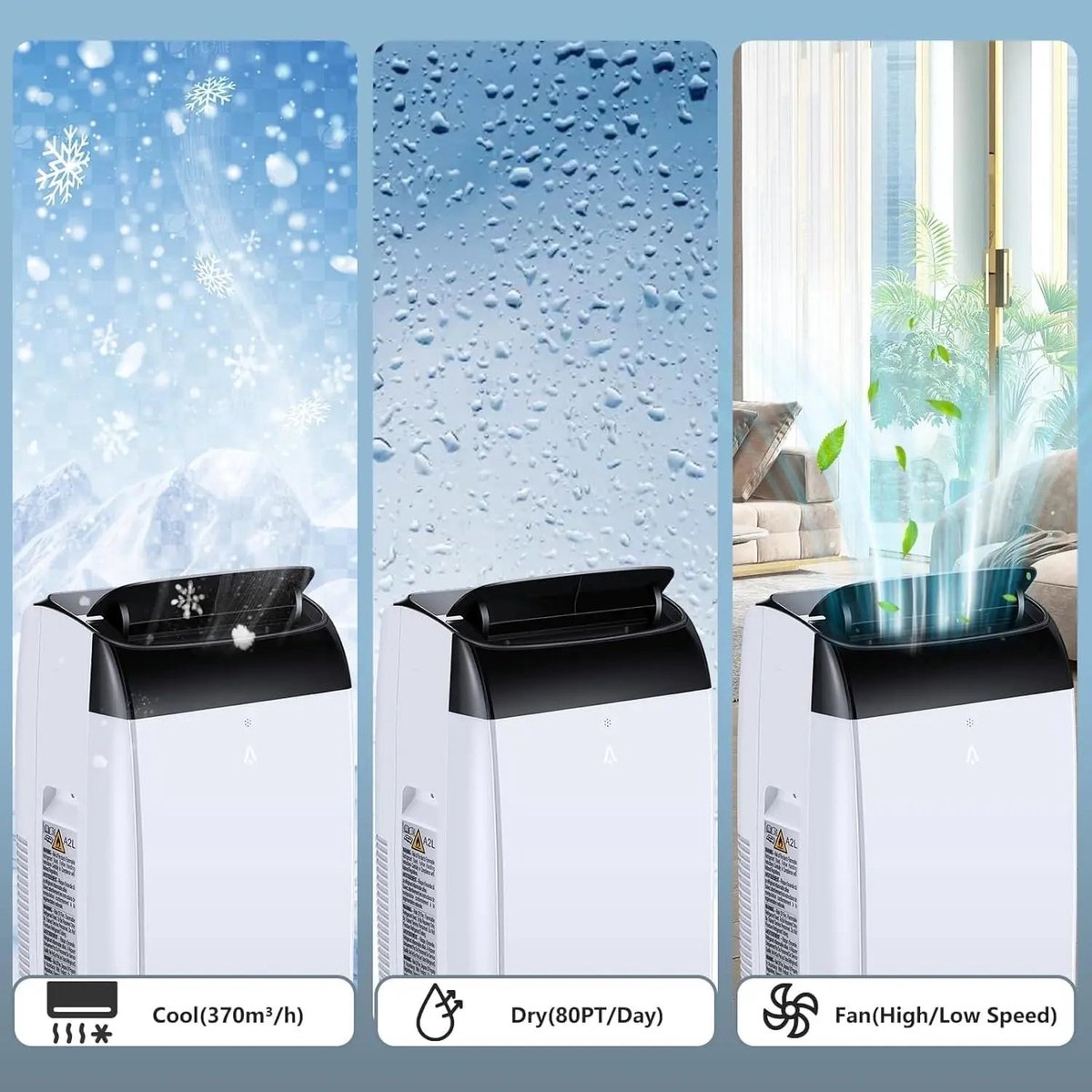 Afbeelding 2 van Mobiele Airco - Koelventilator - Draagbare Airconditioner -