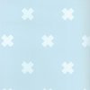 Fabulous World Behang Cross lichtblauw en wit 67104-4