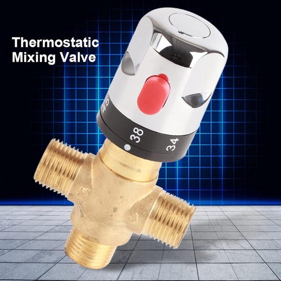 Triple Solar Hydrauliek bij warmtepomp - Thermostatisch mengventiel 1 1