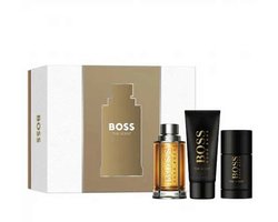 Hugo Boss The Scent Giftset - 100 ml eau de toilette spray + 100 ml showergel + 75 ml deostick - cadeauset voor heren