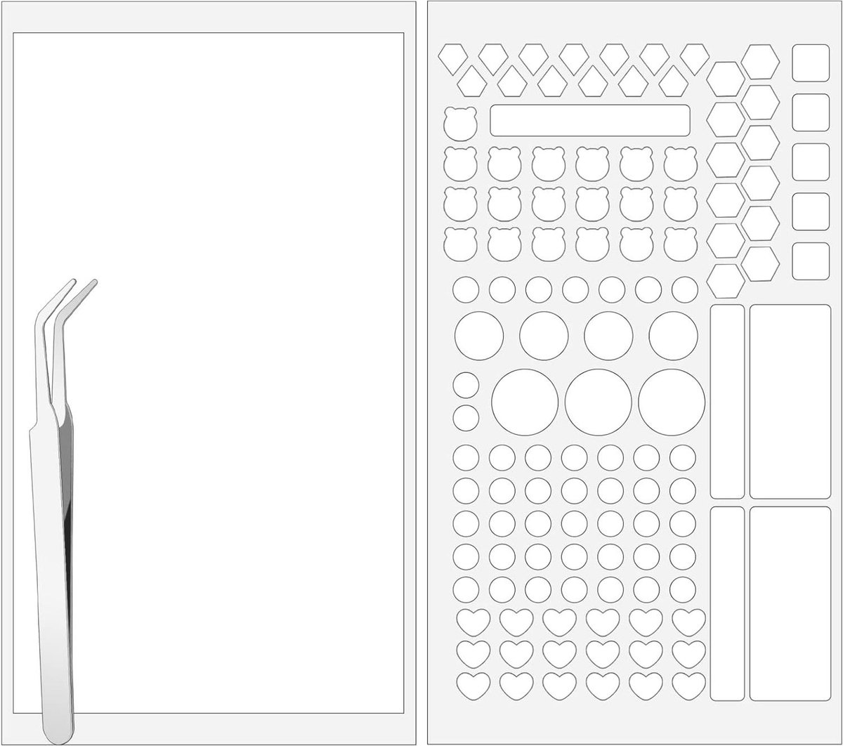 Ledafdekking voor verduistering en privacy - 2 Pack witte stickers voor elektronica en huishoudelijke apparaten