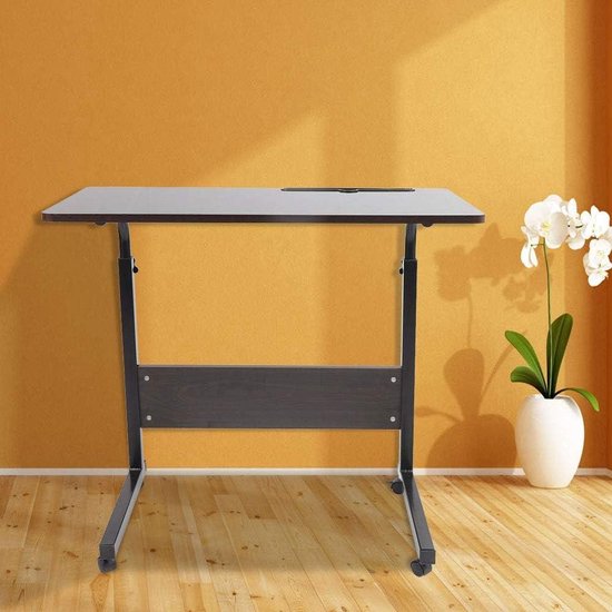 Roltafel, in hoogte verstelbare mobiele bijzettafel, multifunctionele