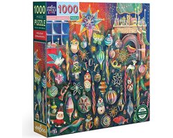 eeBoo legpuzzel Holiday Ornaments 1000 stukjes kerst puzzel.