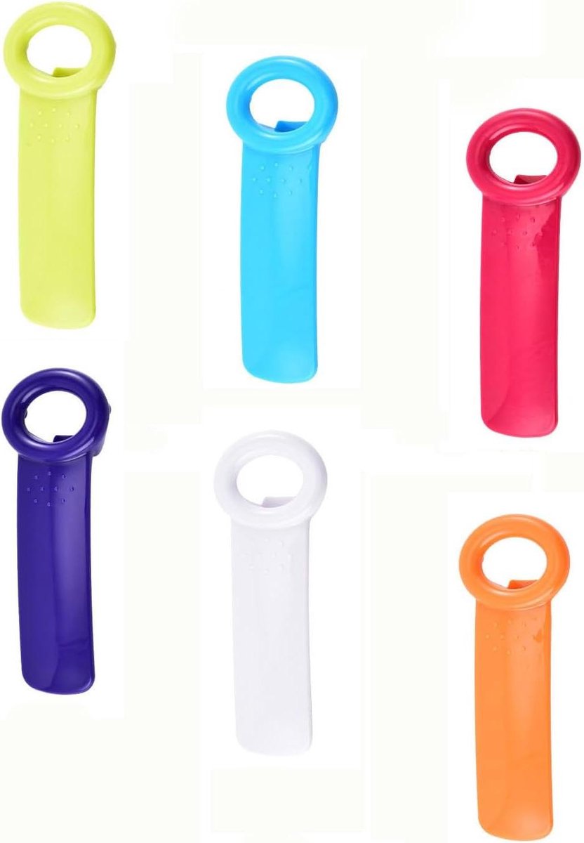 Allecto Plus - Bierflesopener set van 6 stuks voor bar, keuken en restaurant