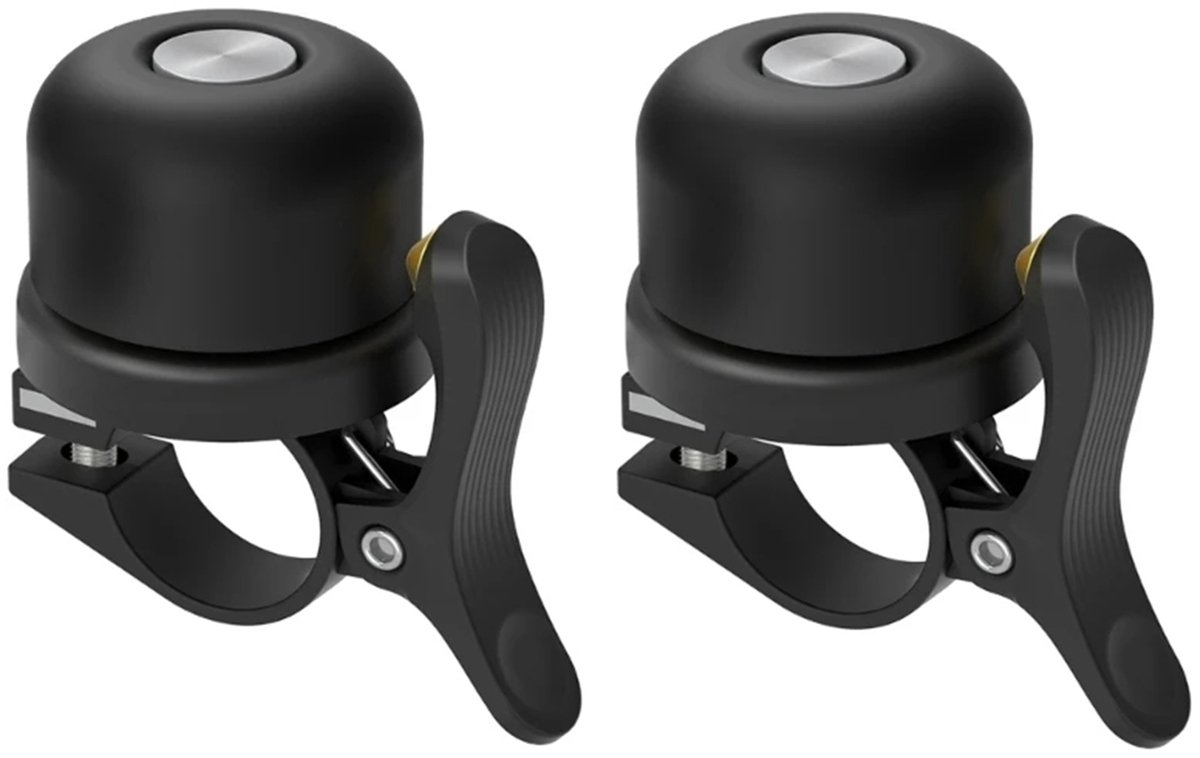 2x Adore Maison Fietsbel Zwart geschikt voor Apple AirTag – GPS tracker houder – Onopvallende diefstalbescherming – Fietsaccessoire