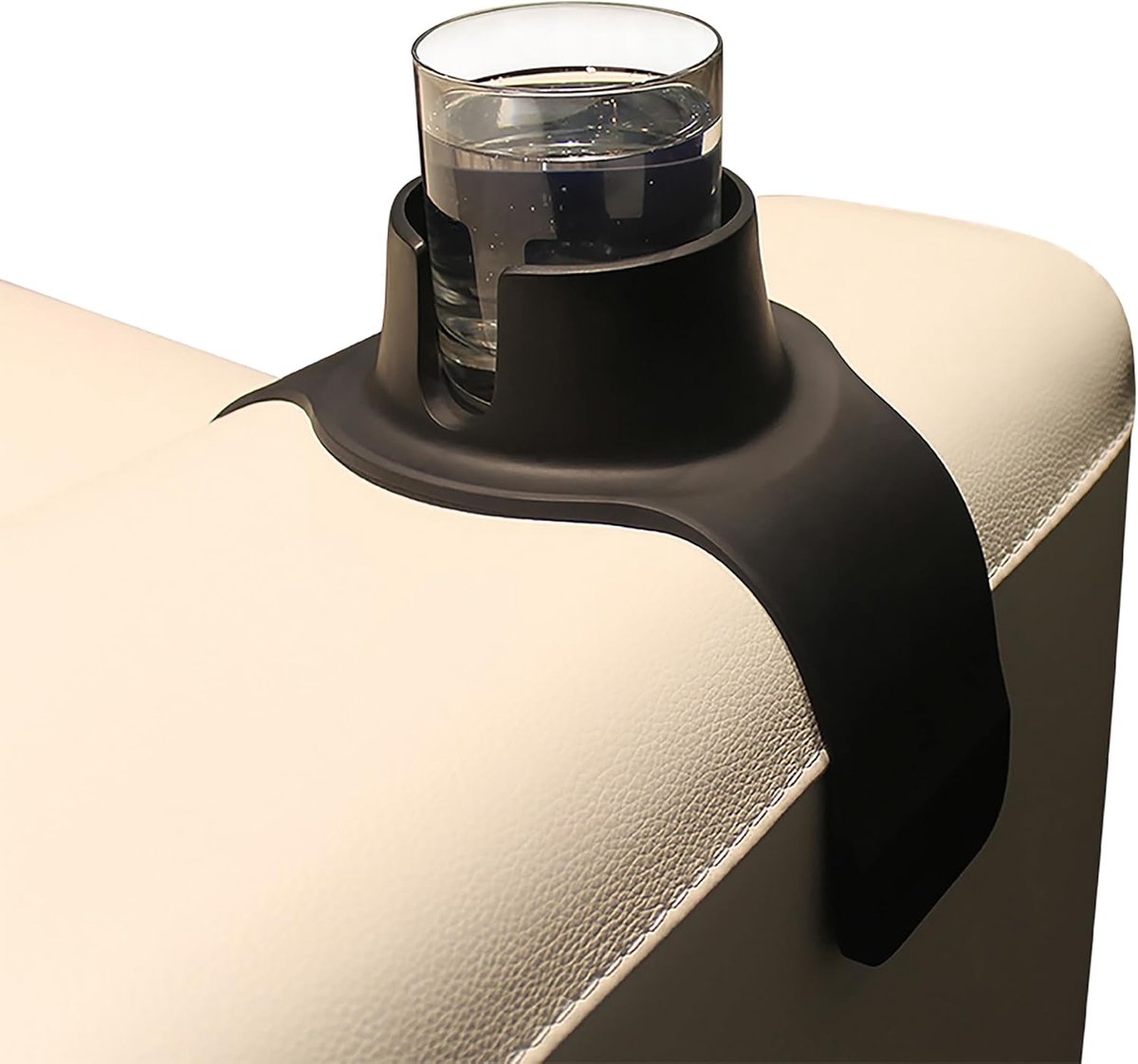 CouchCoaster - Bekerhouder voor op de bank - 1 stuk - Jet Black
