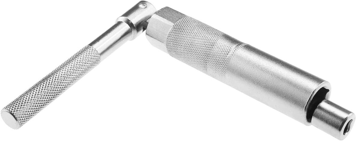 Allecto Plus - Sleutel voor autoschokdempers 18 mm met antislip handgreep van chroom-vanadium-staal - Inbussleutel voor verwijderen van schokdempers