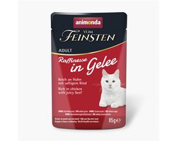 Animonda Cat- vom Feinsten in Gelee 24x85g | Huhn & Rind