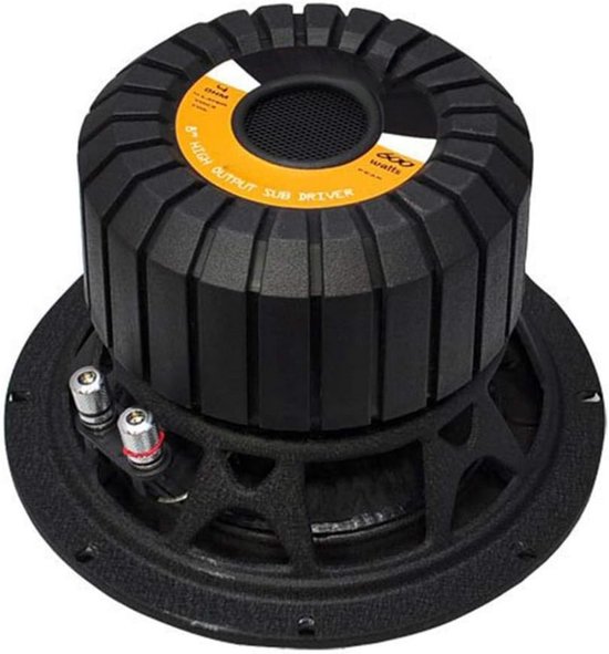 Audio System US08 actieve 8 inch subwoofer 200 watts RMS met kabelset