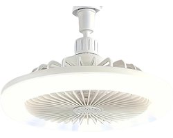 Livano Plafondventilator - Met Verlichting - Plafond Ventilator - Met Lamp - Plafonniere Met Ventilator - Met Licht - 25cm