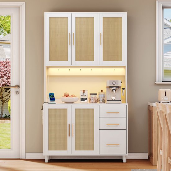 Vaas ORIENT L 65cm goud met patina in hamerslagmotief - 44874