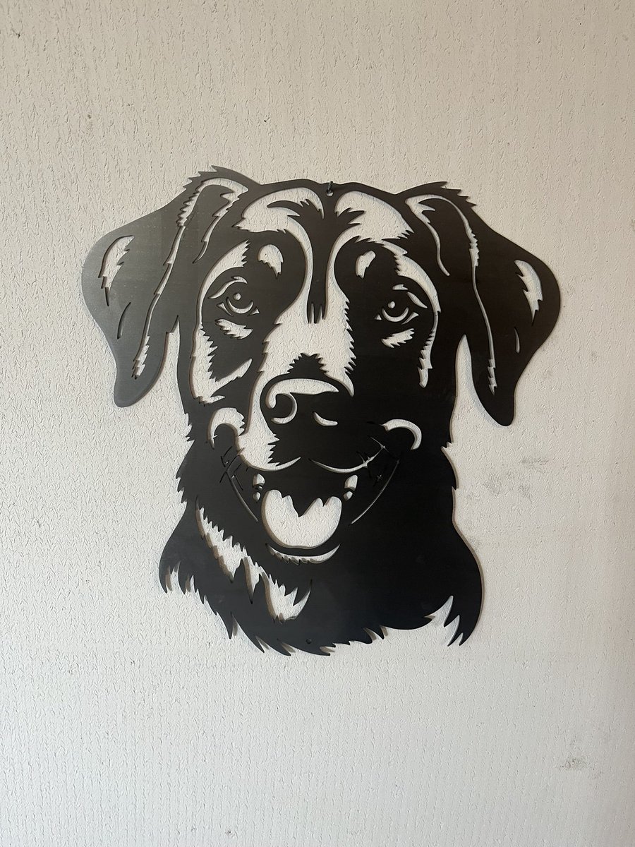 Metalen Hond - Beauceron - Wanddecoratie Cortenstaal