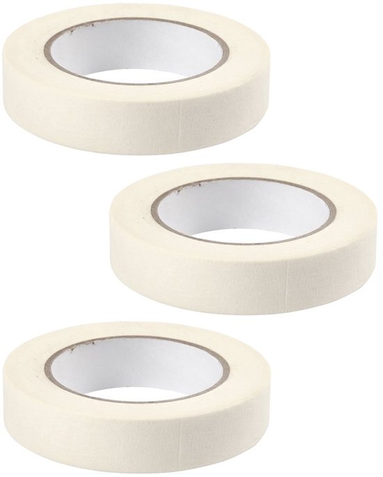 Schilderstape 25 mm x 50 meter per 3 stuks
