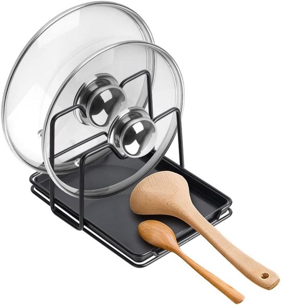 Pot Deksel Organizer, Multifunctionele RVS Keuken Gadgets met