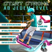 Bol.com KESSER® Stuntstep X-Limit-Pro 360° Step voor Volwassenen en Kinderen - Roze / Turkoois aanbieding