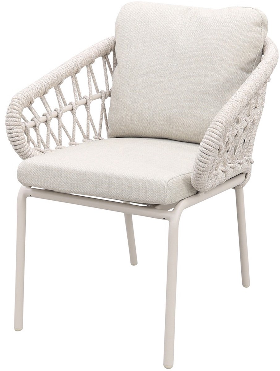 Suns Tosca rope dining tuinstoel - Camel Sand