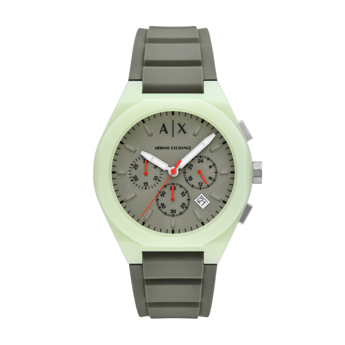 Armani Exchange SYNC Heren Horloge 44 mm - Groen