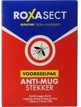 Voordeelpak Roxasect anti-mug stekker: effectief tegen ongedierte met afbeelding van mug.