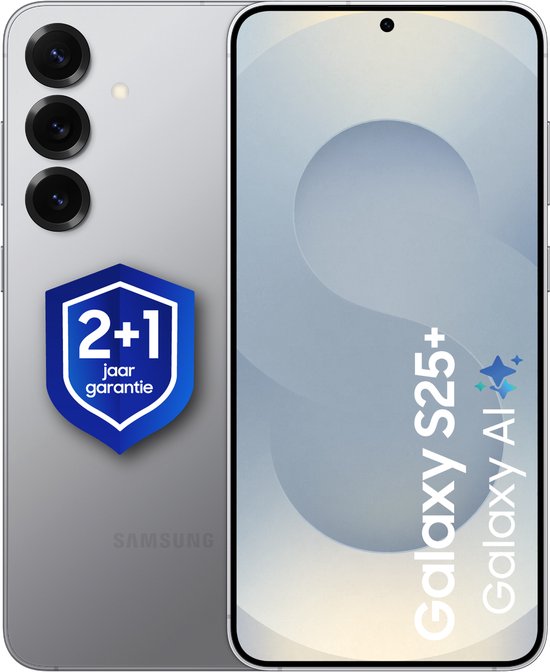 Samsung Galaxy S25 Plus - 5G - 512 Go - Silver Shadow + 1 an de garantie supplémentaire