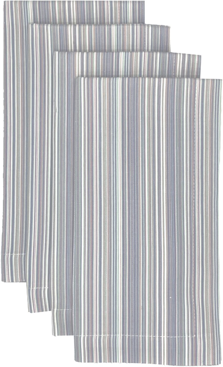 Sarah servet multi violet - set van 8
