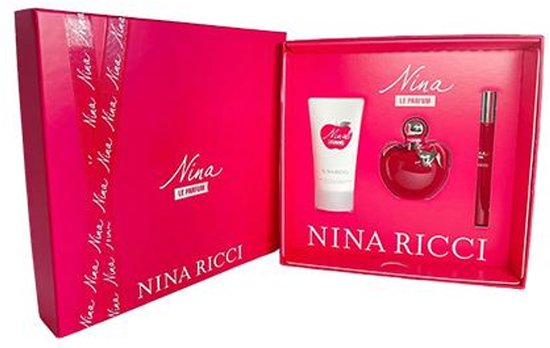 Nina Ricci Nina 50 ml EDP Spray + 75 ml Body Lotion + 10 ml EDP Roll On
