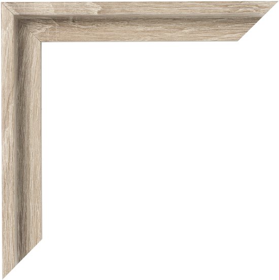 Schaduwvoeglijst 30 x 40 cm, vintage, voor canvas, fotolijst, spieraam voor canvas, van MDF