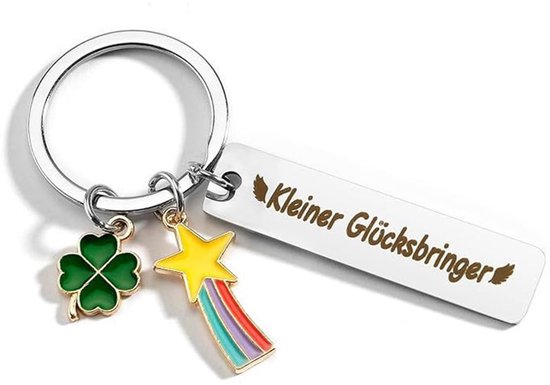 Luckaide Kleine geluksbrenger klaverblad hangers, 80 stuks vierhangers metaal groen, geluksbrenger halskettingen accessoires sleutelhanger, 1.8× 1.1cm
