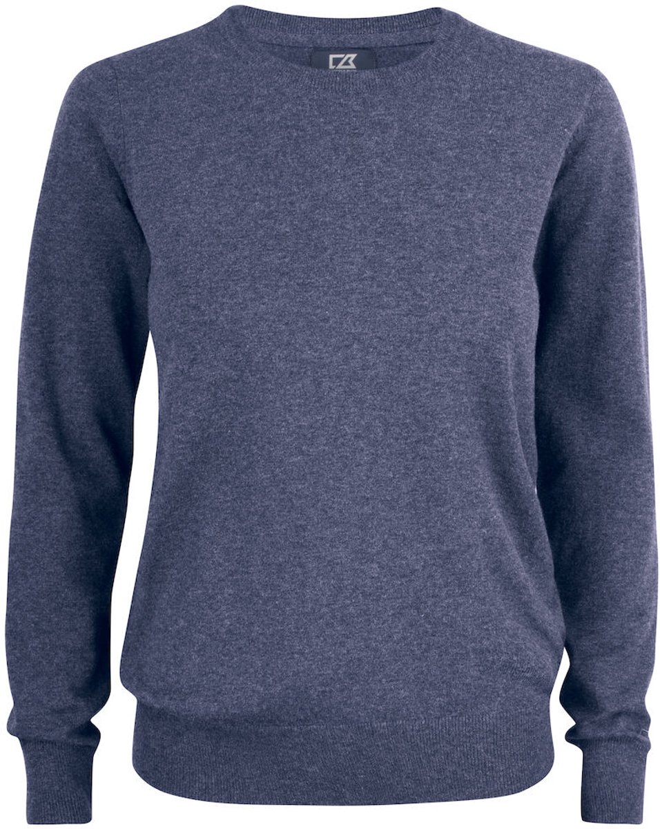 Cutter & Buck Oakville Crewneck Dames 355417 - Navy Melange - L