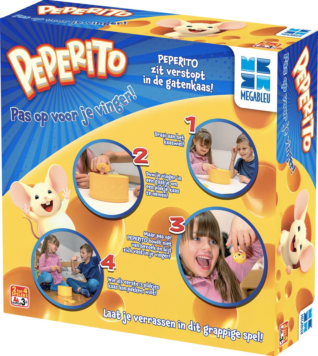 Megableu Peperito - Grappig & Spannend Kinderspel - Bordspel voor Kinderen - Vanaf 3 Jaar - 2-4 Spelers - Perfect als Verjaardagscadeau — afbeelding 7